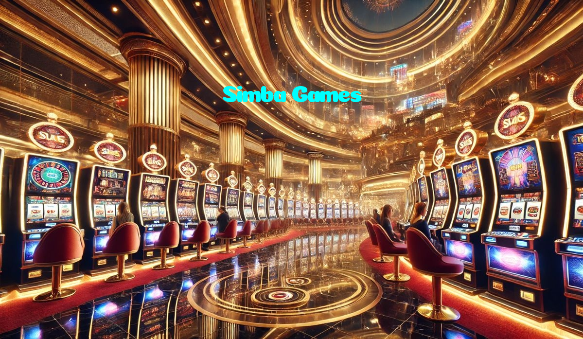 Simba Games casino presented on mobile device in Pakistan with slots and live games