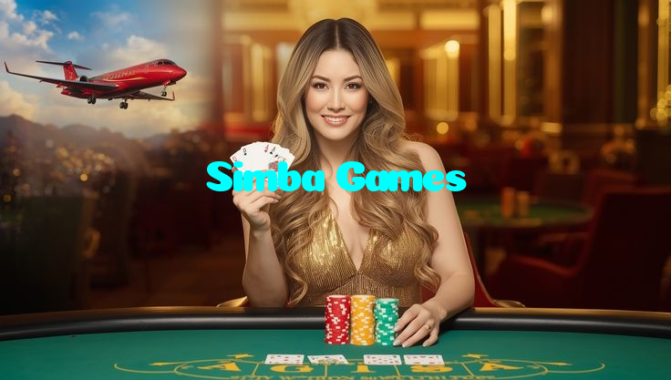 Simba Games casino presented on mobile device in Pakistan with slots and live games